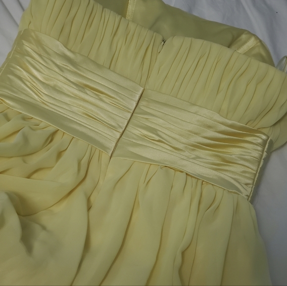 Prom Dress (Size S, Yellow) - Picture 3 of 3